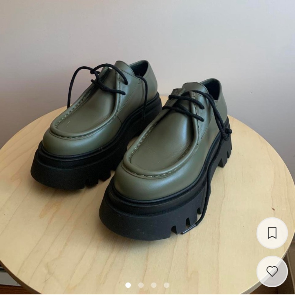 Alohas Tycoon loafers- Olive green 38